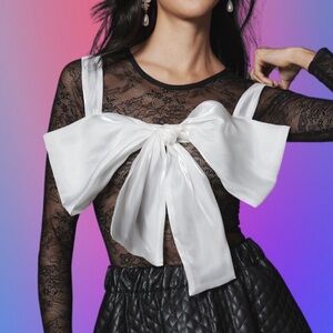 NWT ✉️ ANTHROPOLOGIE maeve bow cami in white. ONE SIZE